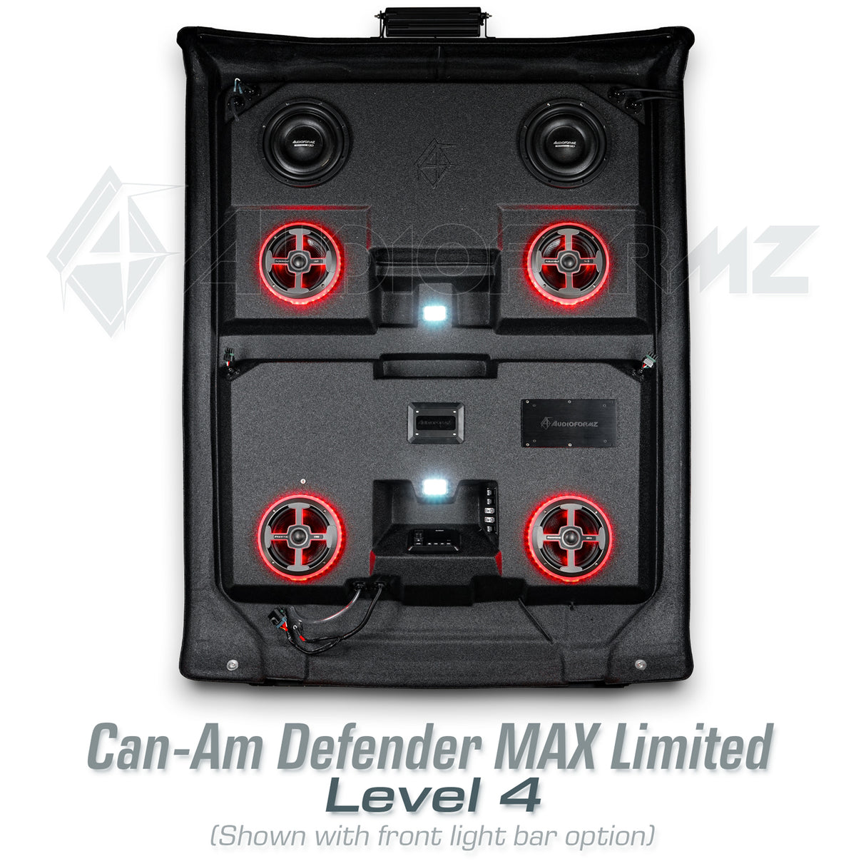 2016-2025 Can-Am Defender MAX Limited/Cab Stereo Tops (4-Door)