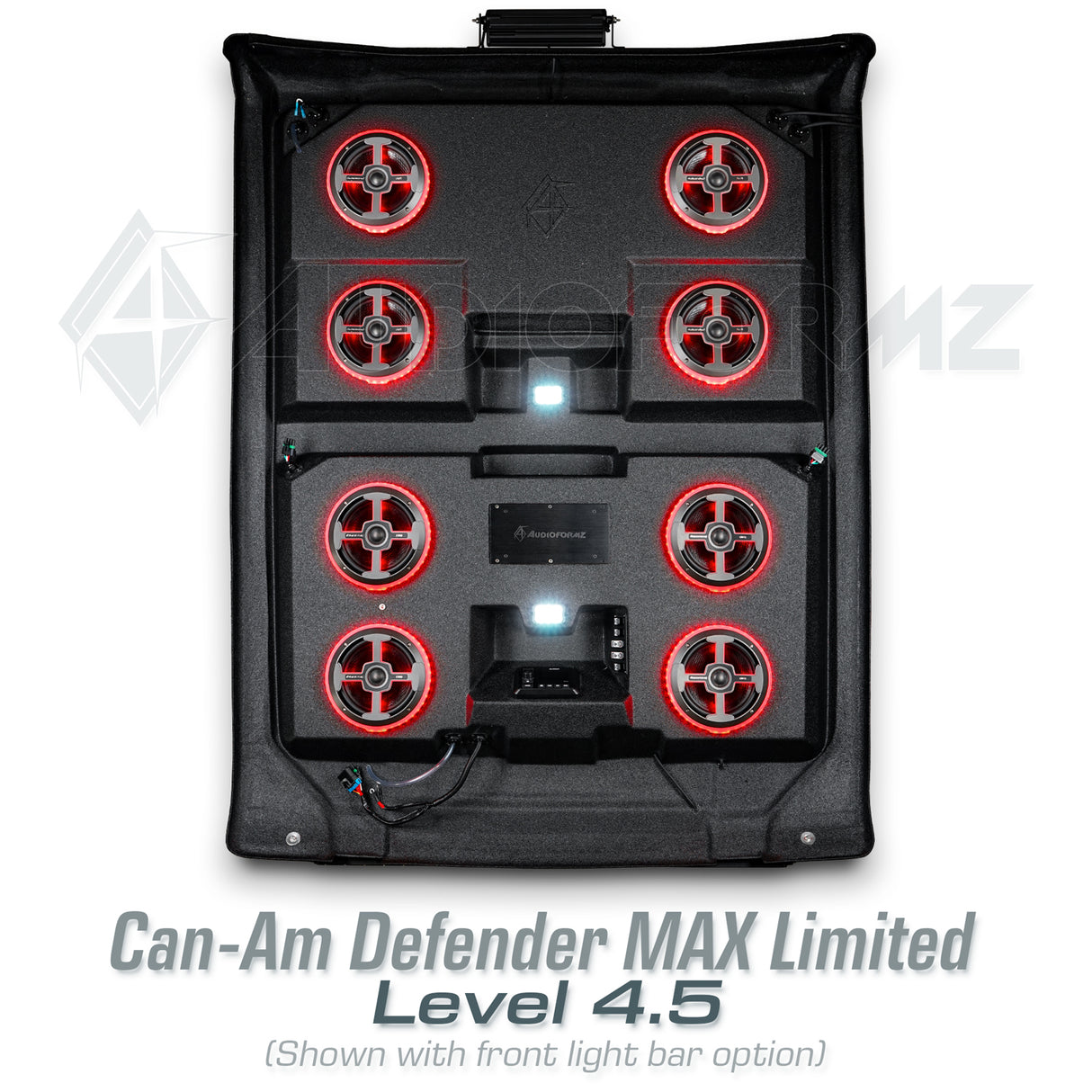 2016-2025 Can-Am Defender MAX Limited/Cab Stereo Tops (4-Door)