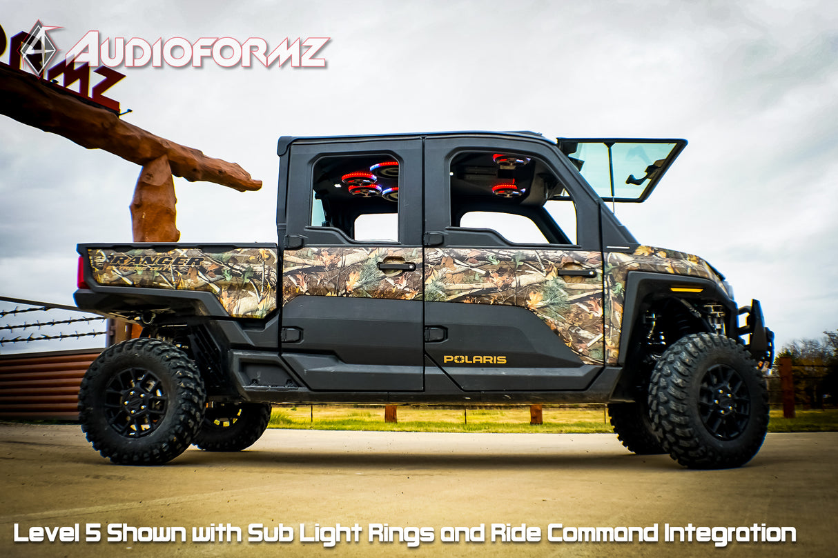 2024+ Polaris Ranger Crew Northstar/Cab XD 1500 Stereo Tops (4-Door)