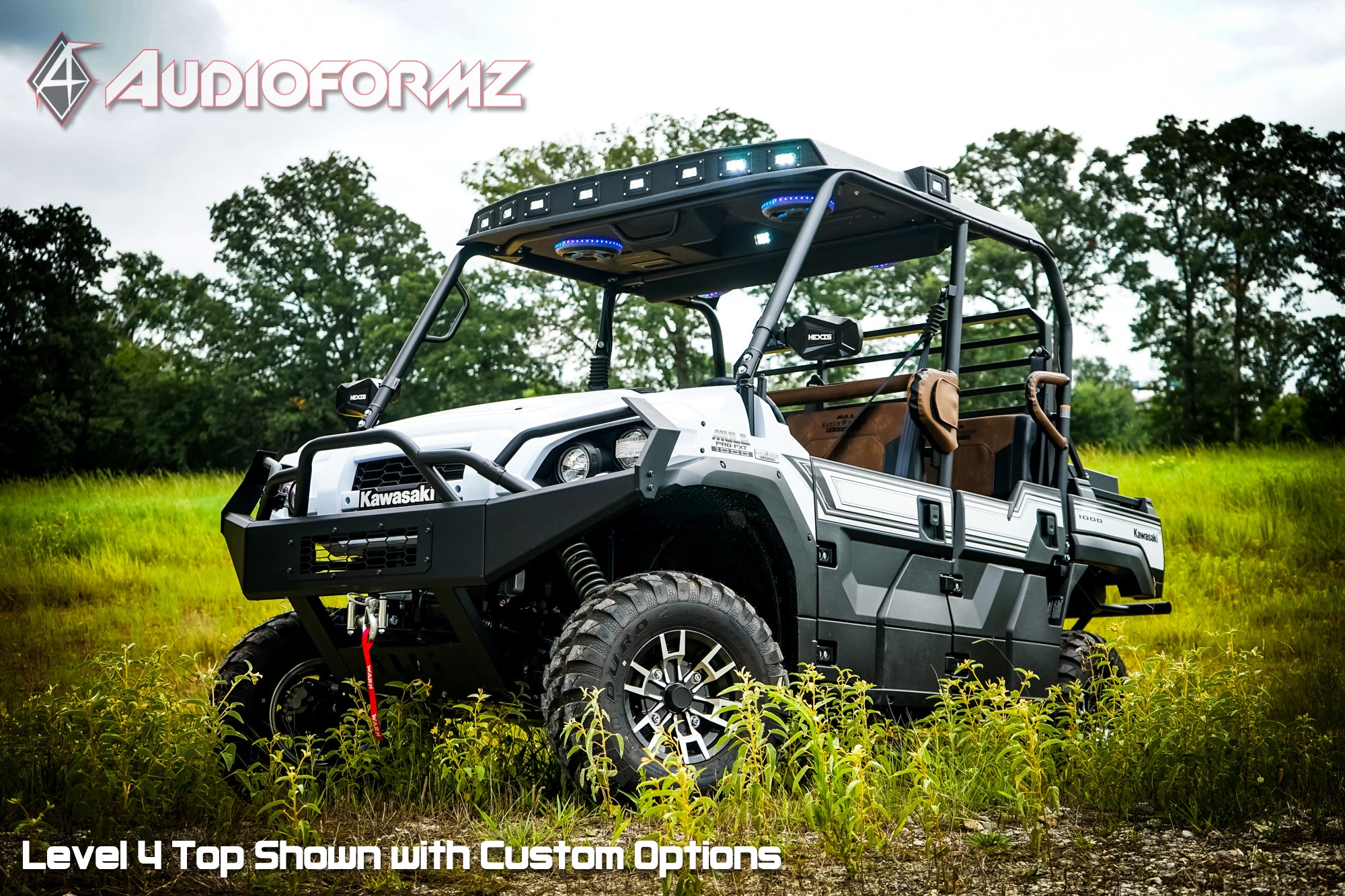 2015+ Kawasaki Mule Pro-FXT Stereo Tops (4-Door) – AudioFormz