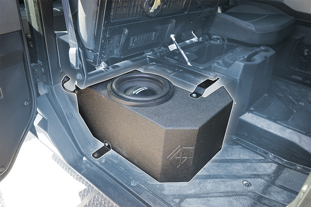 Polaris Ranger 1500 Crew 10" Under-Seat Subwoofer Box