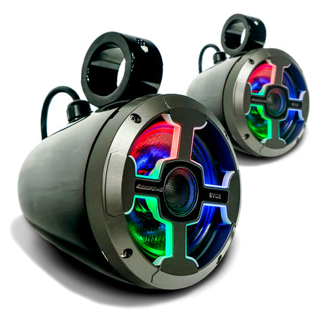 AudioFormz EVO2 6.5in 2-Way Component Marine IC LED Tower Speakers - Pair