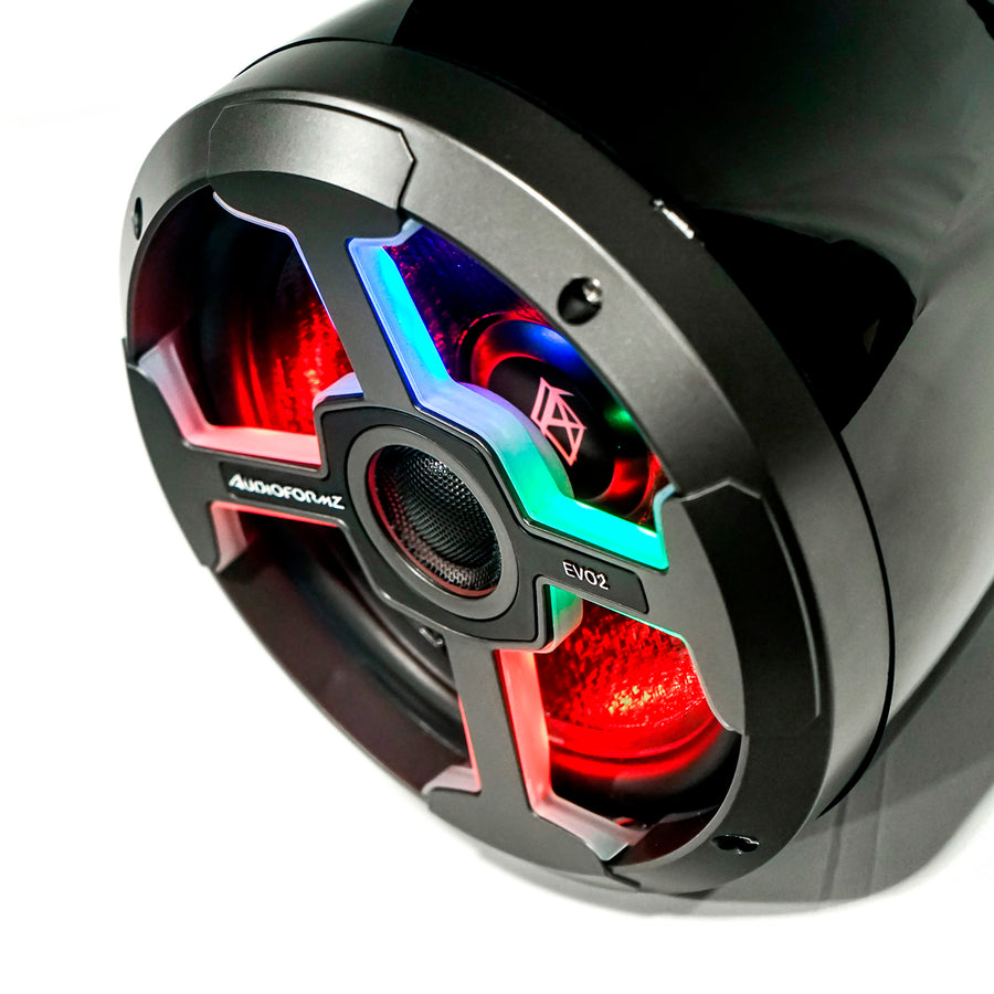 AudioFormz EVO2 8in 2-Way Component Marine IC LED Tower Speakers - Pai
