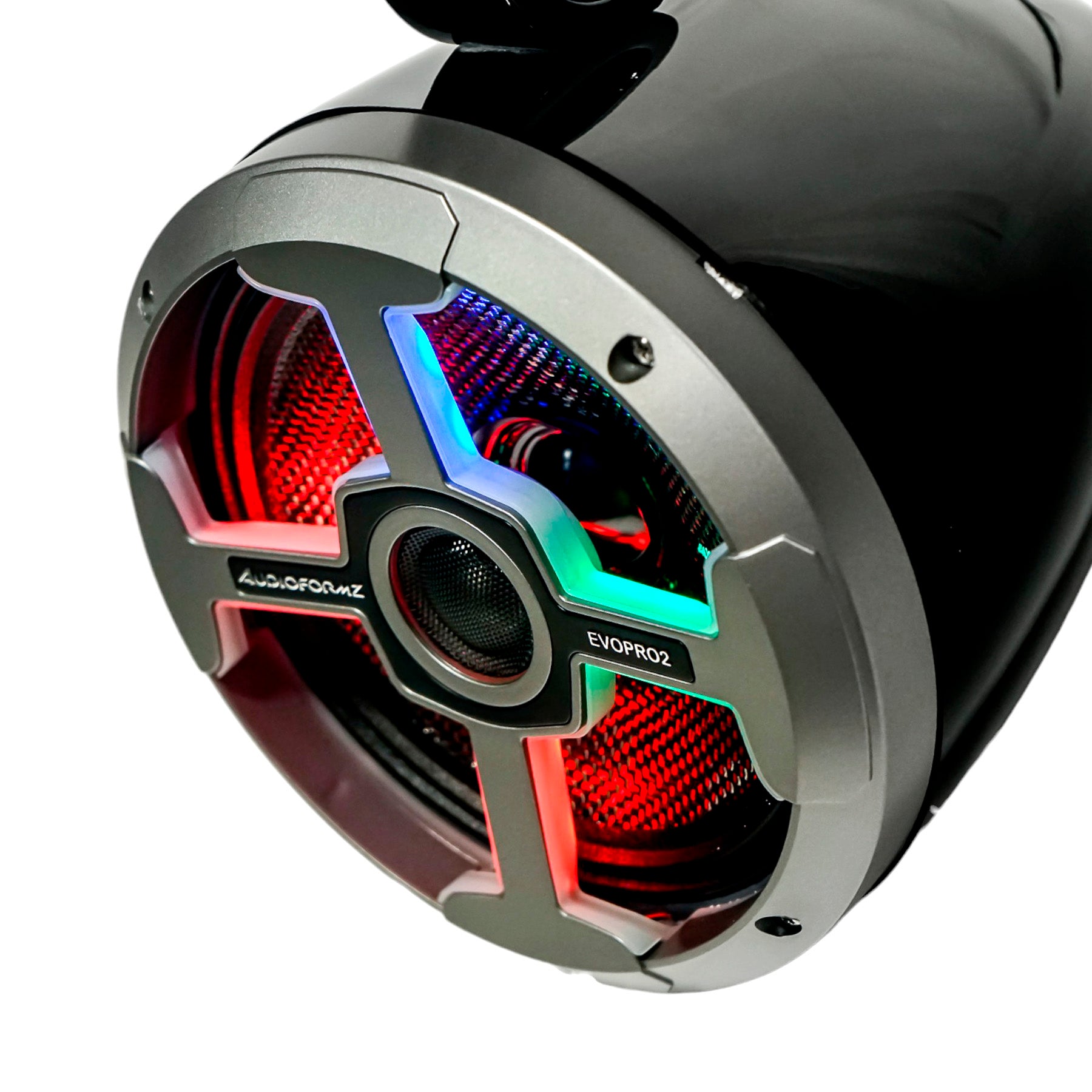 AudioFormz EVOPRO2 8in 3-Way Component Marine IC LED Loud Tower Speake