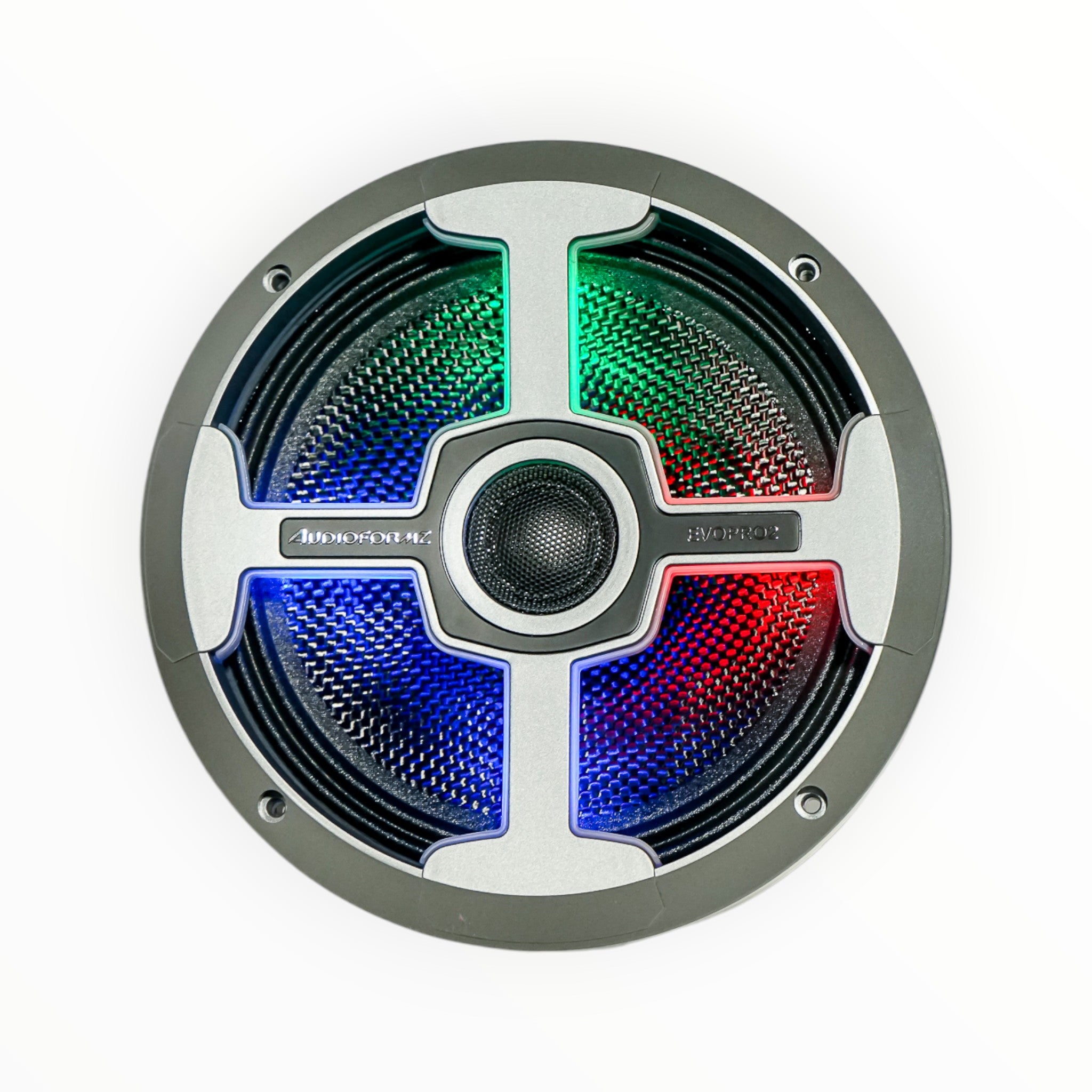 AudioFormz EVOPRO2 8in 3-Way Component Marine IC LED Loud Speakers - P