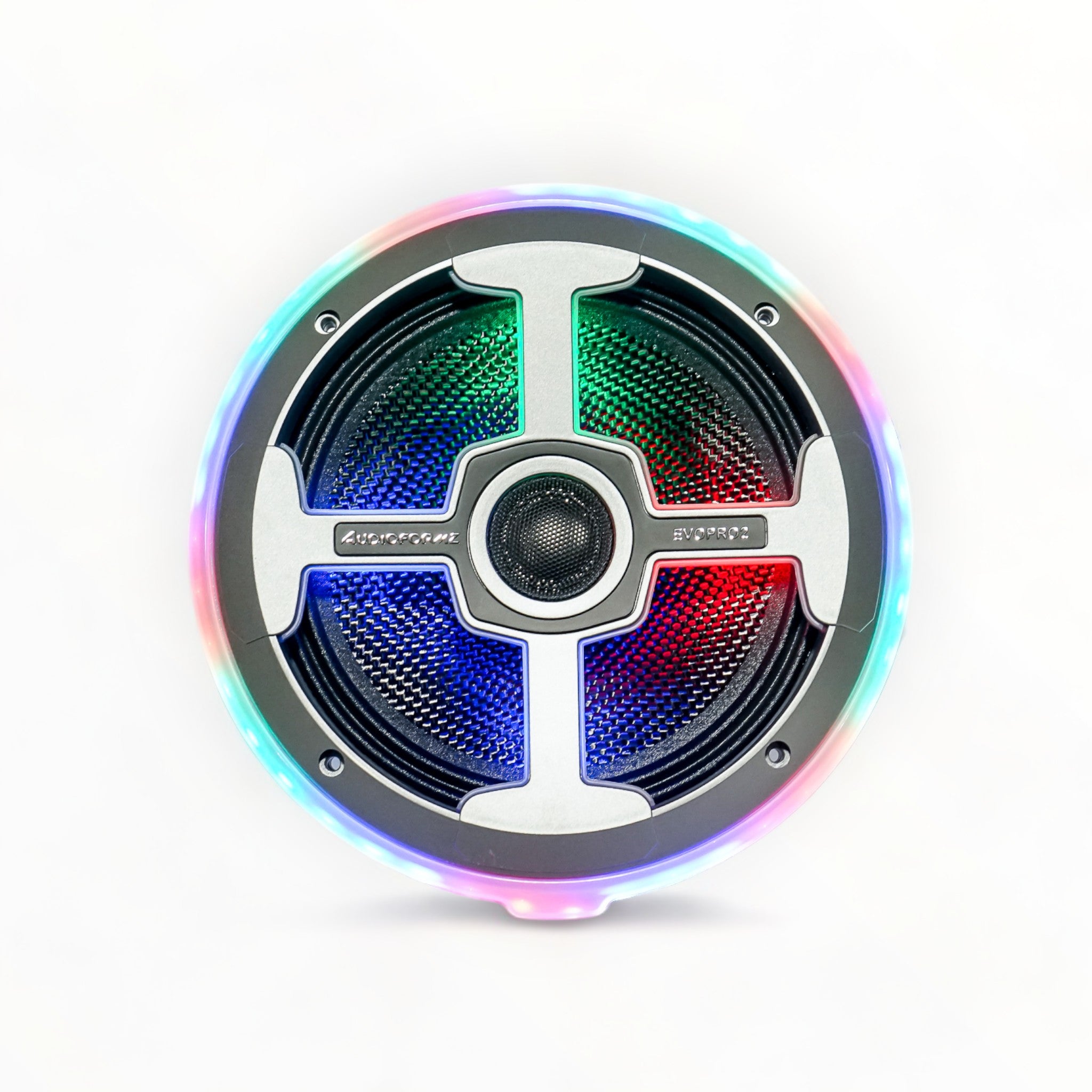 AudioFormz EVOPRO2 8in 3-Way Component Marine IC LED Loud Speakers - P