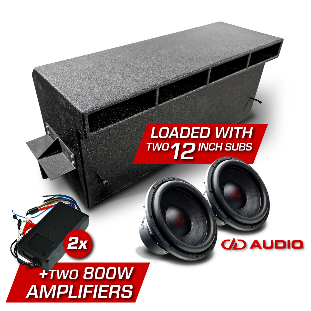 Polaris Ranger Ported Bed Subwoofer Box