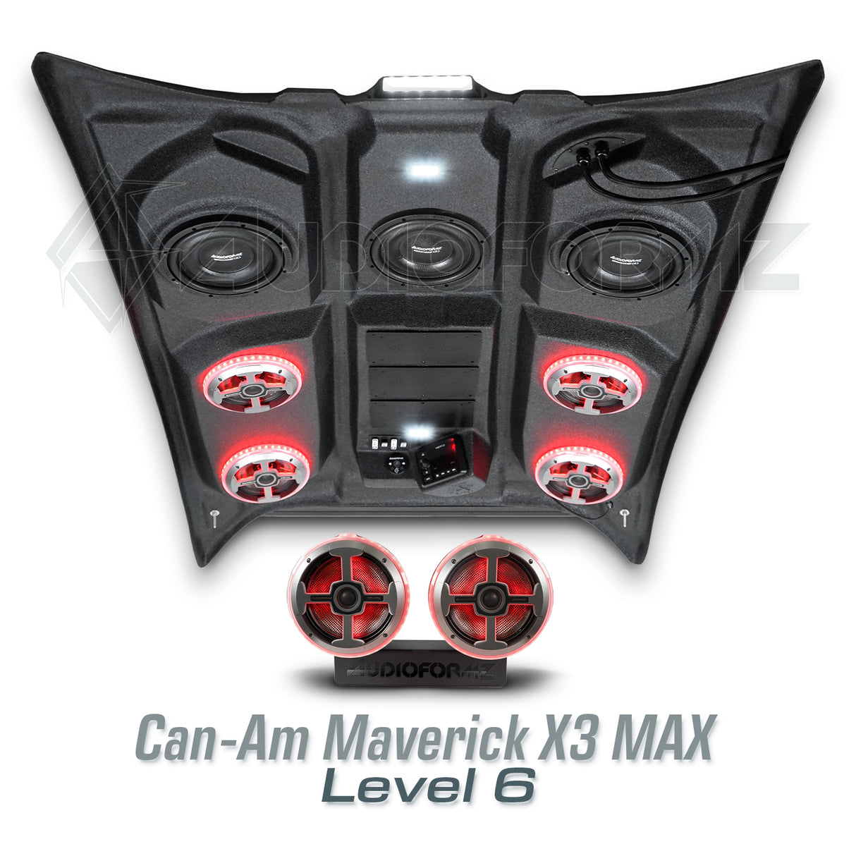 2017+ Can-Am Maverick X3 MAX Stereo Tops (4-Seat)