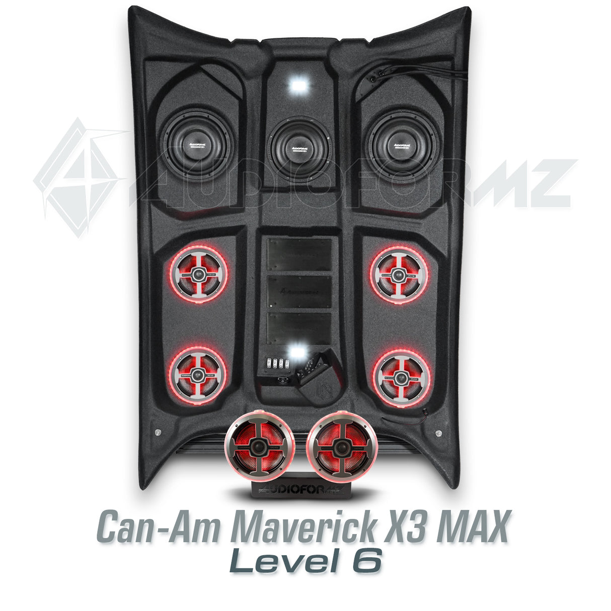 2017+ Can-Am Maverick X3 MAX Stereo Tops (4-Seat)