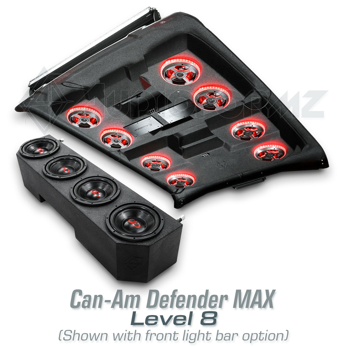 2016+ Can-Am Defender MAX Stereo Tops (4-Door)