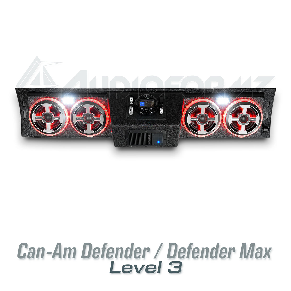 2016+ Can-Am Defender & Defender MAX Stereo Soundbar