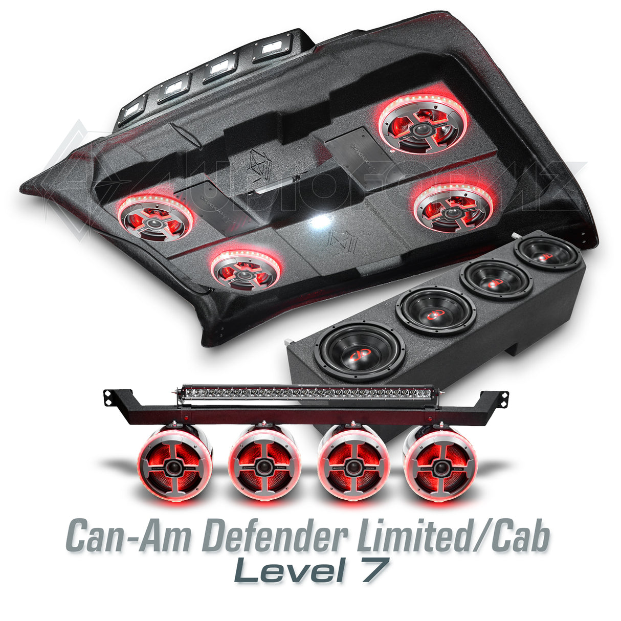 2016+ Can-Am Defender Limited/Cab Stereo Tops (2-Door)