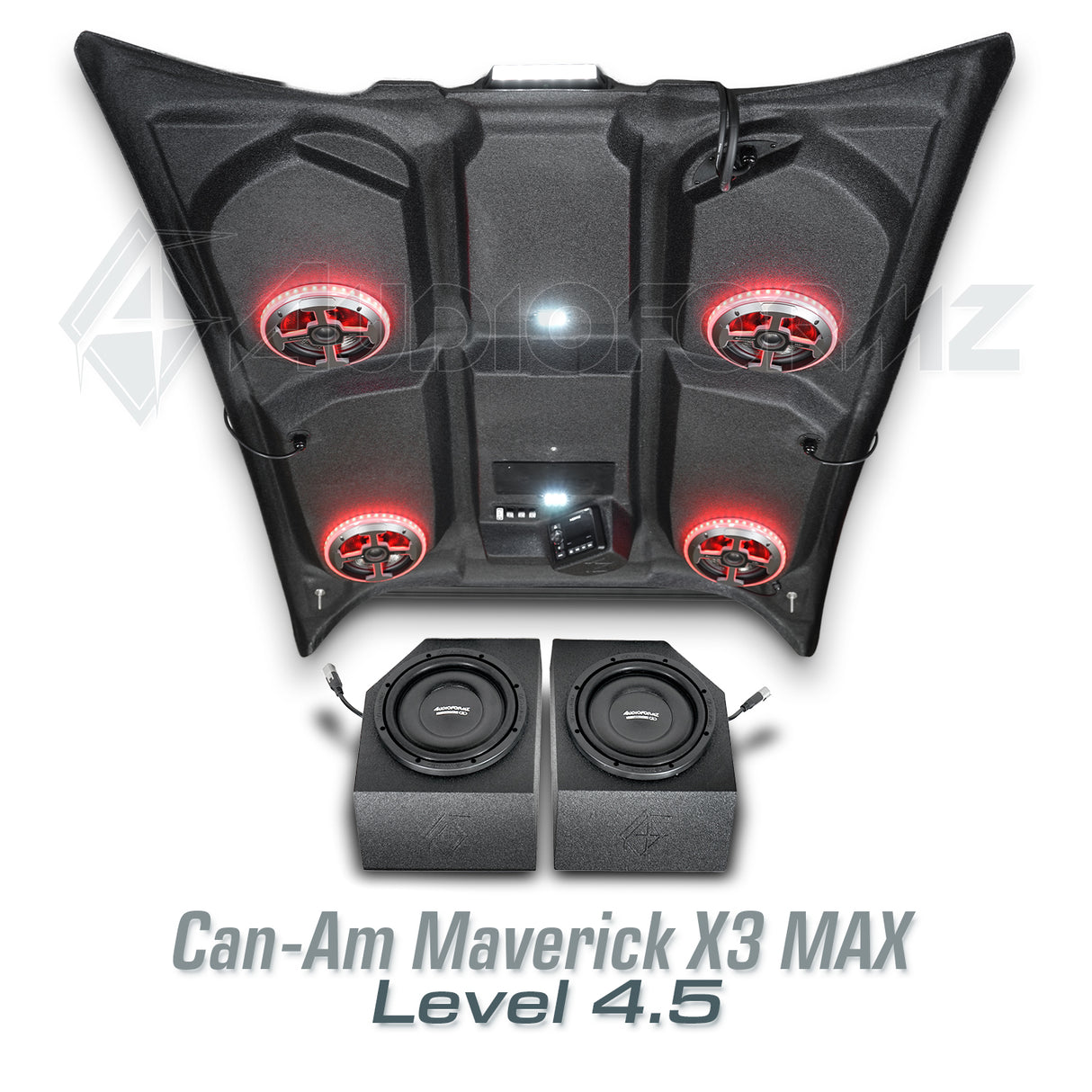 2017+ Can-Am Maverick X3 MAX Stereo Tops (4-Seat)