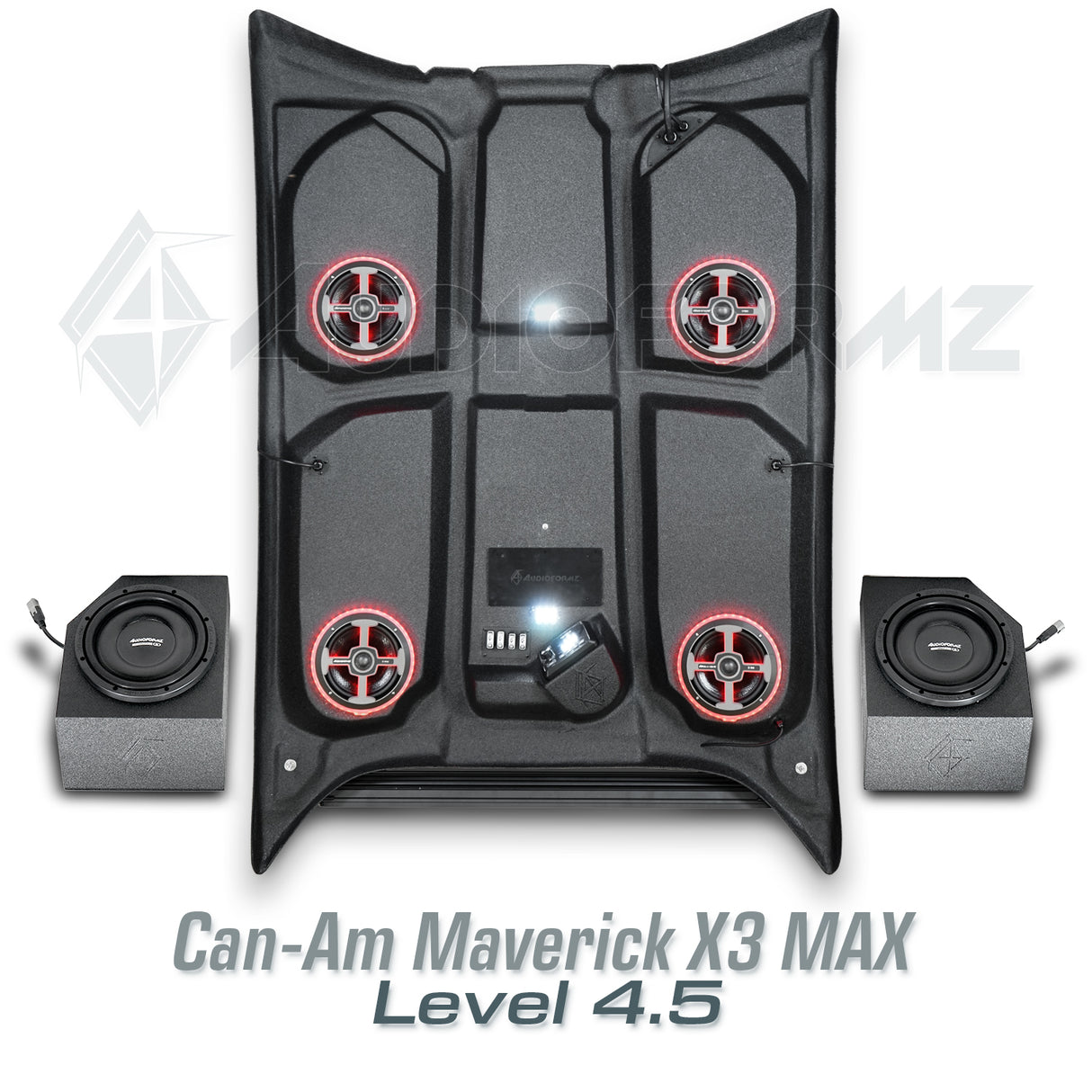 2017+ Can-Am Maverick X3 MAX Stereo Tops (4-Seat)