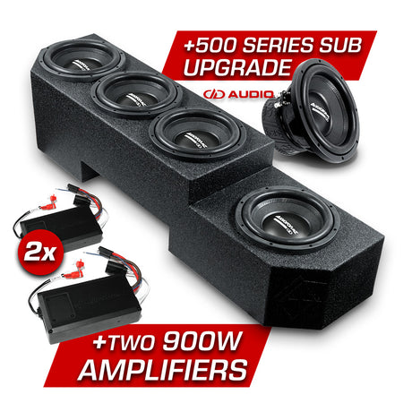 Can-Am Defender 4 10" Under-Seat Subwoofer Box (HD11)