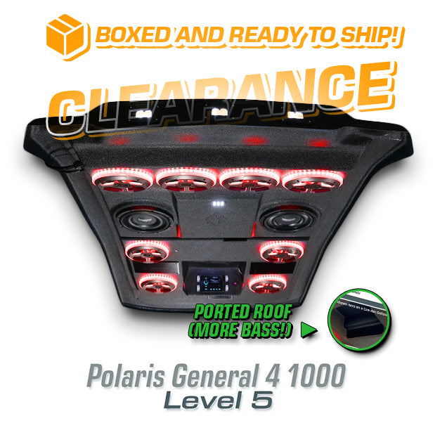 2016+ Polaris General 4 1000 LEVEL 5 Stereo Top (4-Seat)