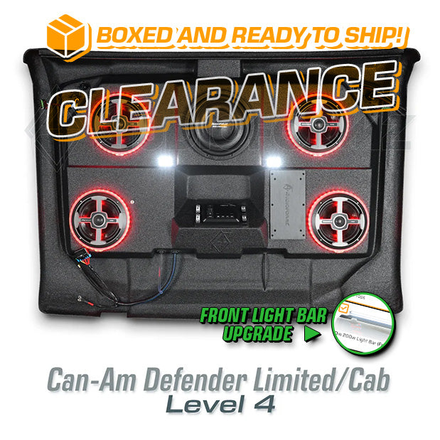 2016-2025 Can-Am Defender Limited/Cab LEVEL 4 Stereo Top (2-Door)