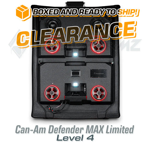 2016-2025 Can-Am Defender MAX Limited/Cab LEVEL 4 Stereo Tops (4-Door ...