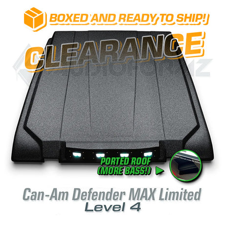 2016-2025 Can-Am Defender MAX Limited/Cab LEVEL 4 Stereo Tops (4-Door)