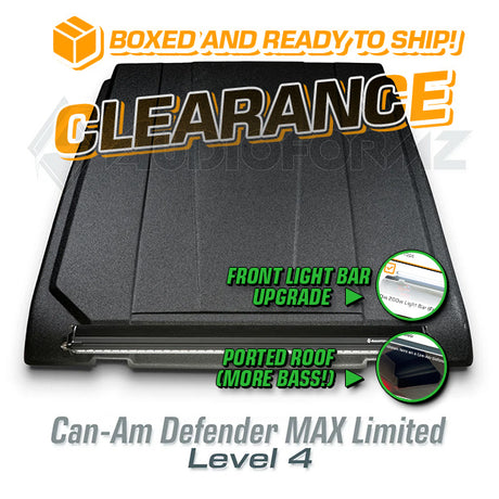 2016-2025 Can-Am Defender MAX Limited/Cab LEVEL 4 Stereo Tops (4-Door)