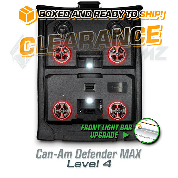 2016+ Can-Am Defender MAX LEVEL 4 Stereo Top (4-Door)