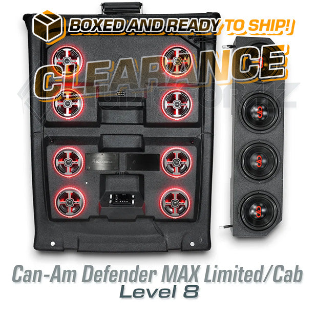 2016-2025 Can-Am Defender MAX Limited/Cab LEVEL 8 Stereo Tops (4-Door)