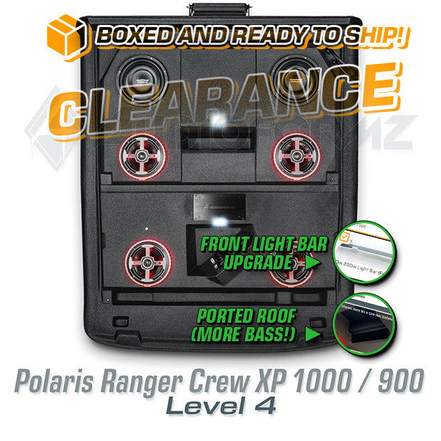 2013+ Polaris Ranger Crew XP 1000 / 900 LEVEL 4 Stereo Top (4-Door)