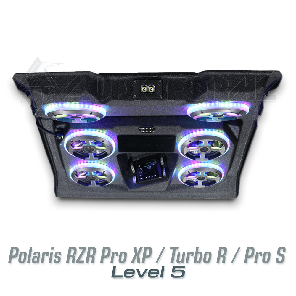 2020+ Polaris RZR Pro XP / 2022+ Turbo R Stereo Tops (2-Seat)