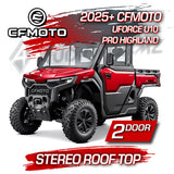 2025+ CFMoto UForce U10 Pro Highland Stereo Tops (2-Door)