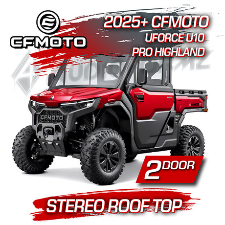 2025+ CFMoto UForce U10 Pro Highland Stereo Tops (2-Door)