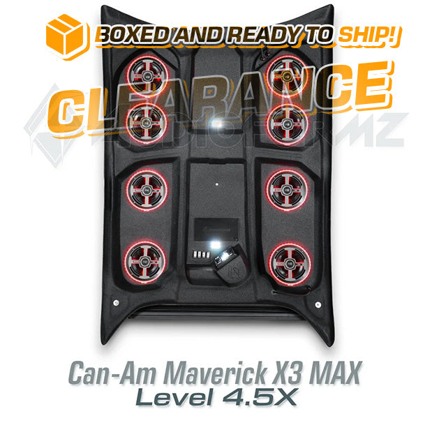 2017+ Can-Am Maverick X3 MAX LEVEL 4.5X Stereo Top (4-Seat)