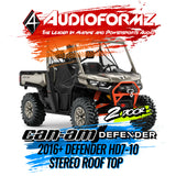 2016+ Can-Am Defender Stereo Tops (2-Door)