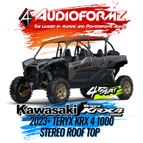 2023+ Kawasaki Teryx KRX 4 1000 Stereo Tops (4-Seat)