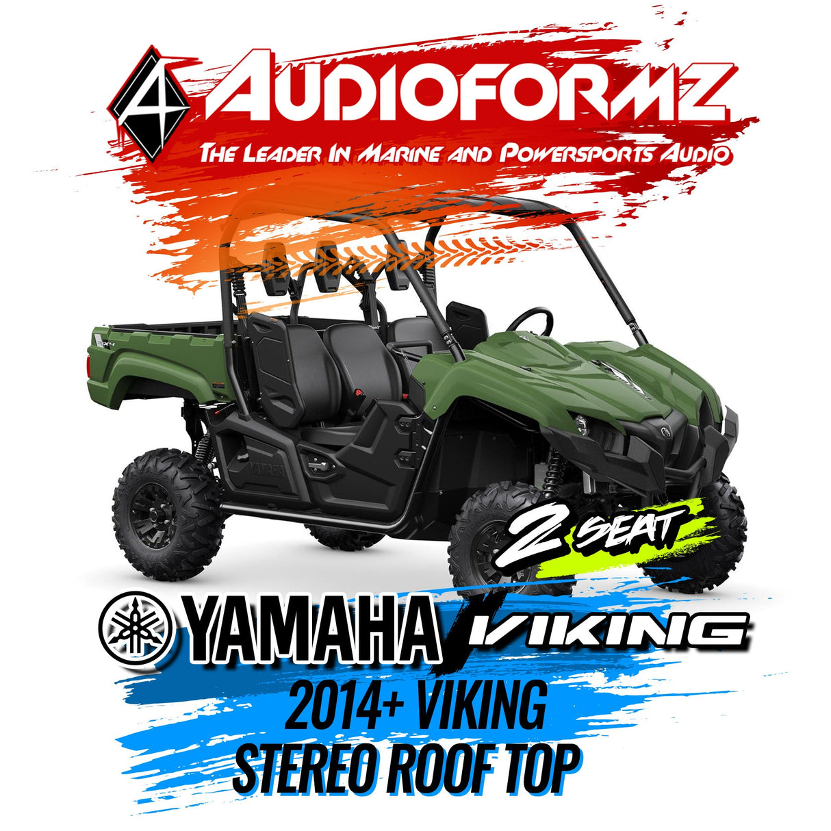 2014+ Yamaha Viking Stereo Tops (2-Door)