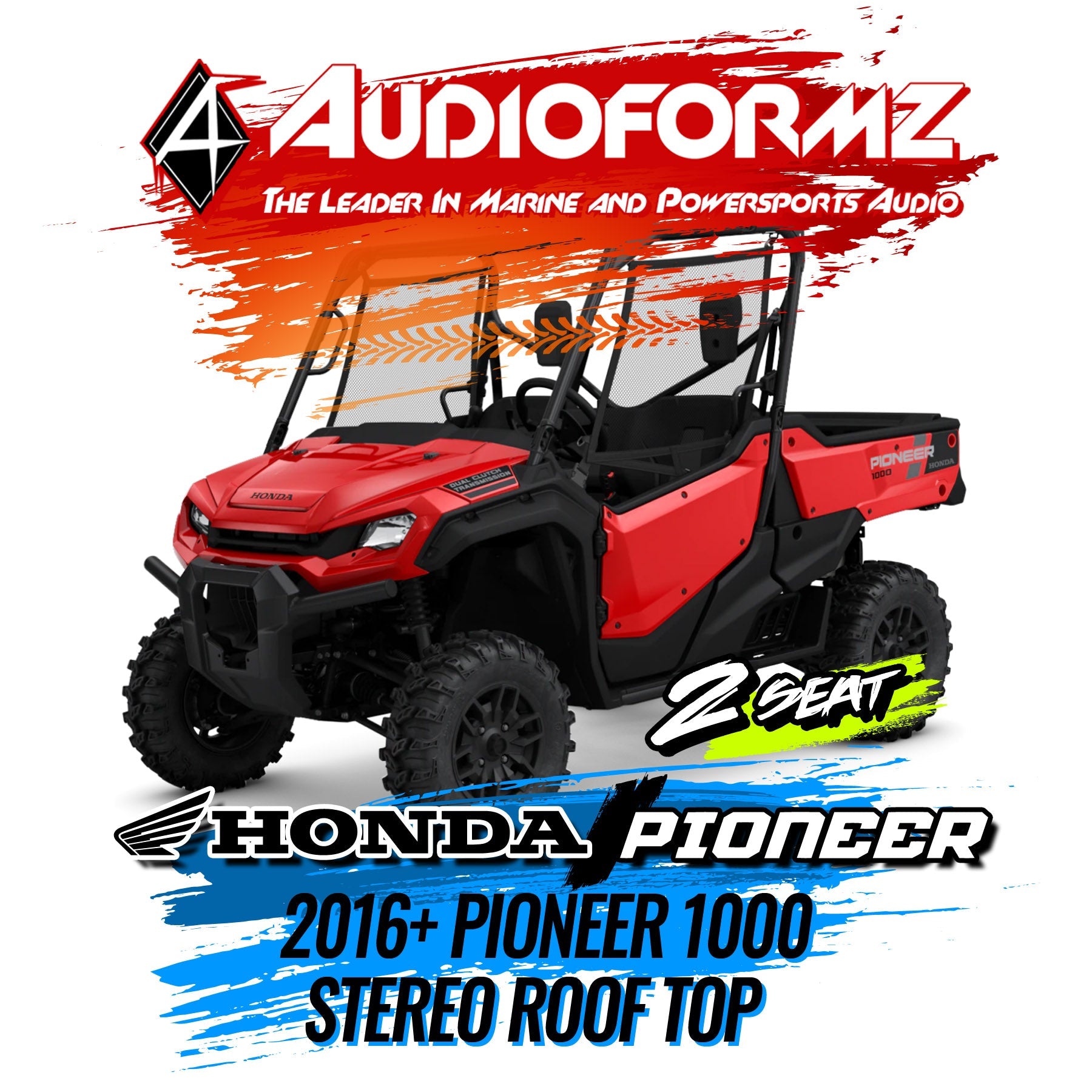 Honda pioneer best sale 1000 speakers