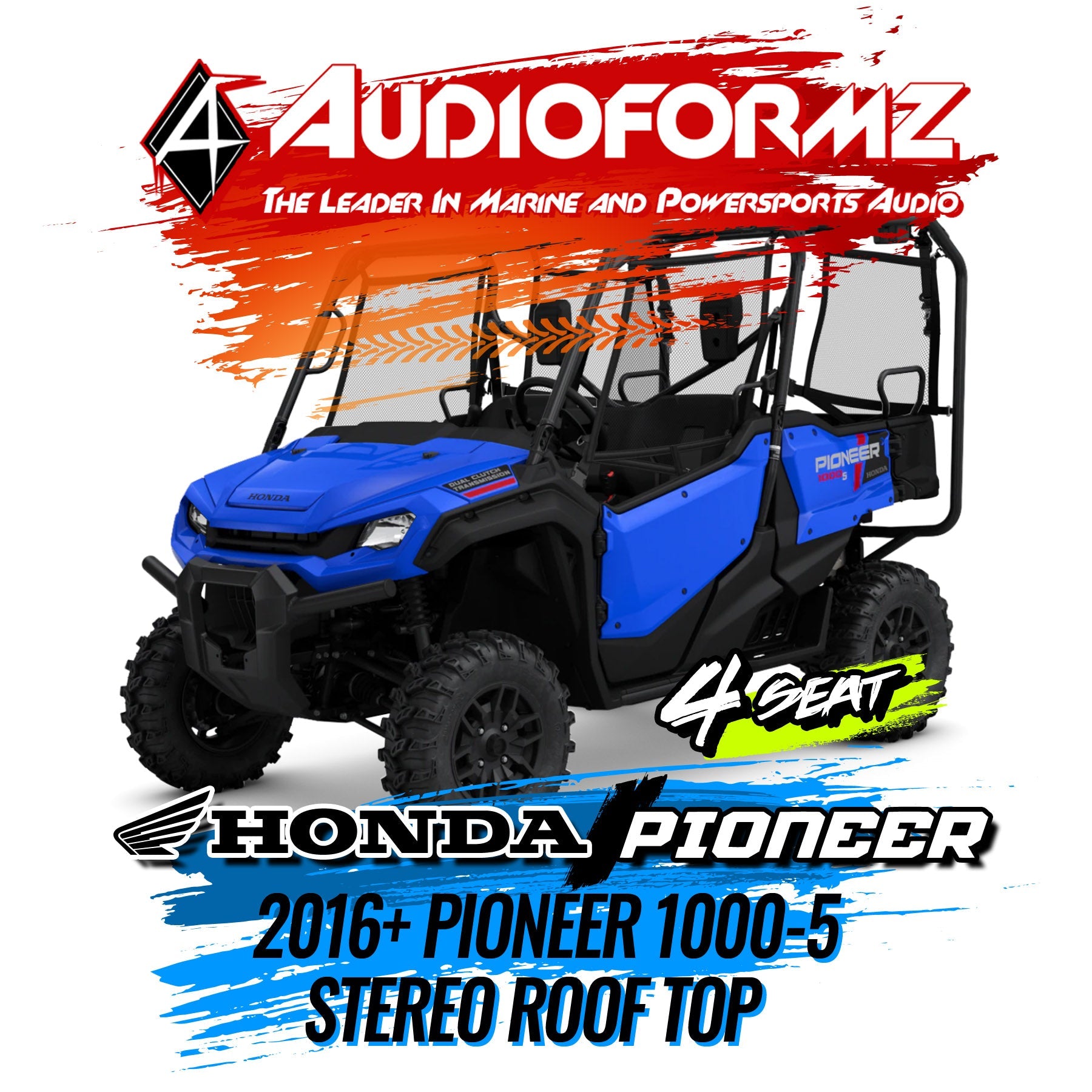 Honda pioneer 1000 5 roof clearance with speaker