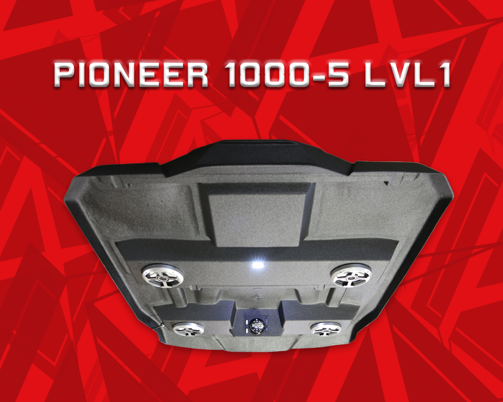 Heavy Duty Black Hard Top Roof For 2016-2019 Honda Pioneer 1000 SXS1000M3 (2-Seat) By APC0247