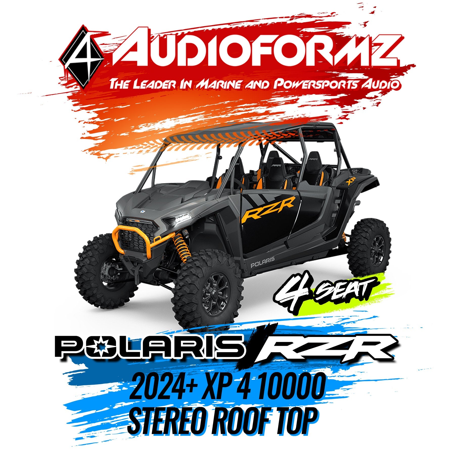 Rzr xp 4 hot sale 1000 stereo system